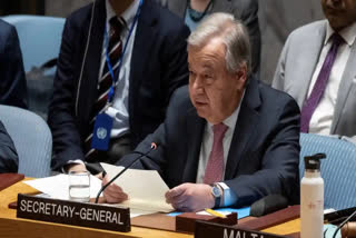 UN Secretary General Antonio Guterres