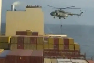 All four Malayalis are safe in the Israeli cargo ship seized by Iran. Dhanesh, a native of Wayanad, who was on the ship, called his family members and informed them that he was safe.