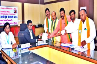Basavaraj Bommai submitted nomination paper
