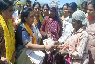 Vasundhara participated in election campaign