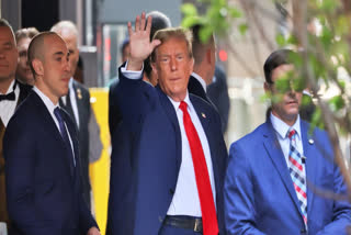 Donald Trump arrived Monday at a New York court for the start of jury selection in his hush-money trial, marking a singular moment in American history as the former president answers to criminal charges that he sought to stifle stories about his sex life.