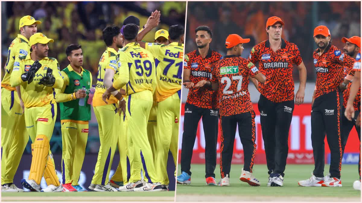 Chennai Super Kings and Sunrisers Hyderabad
