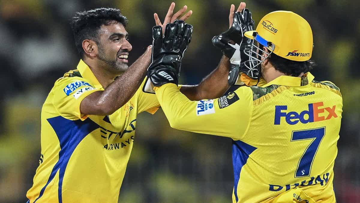 R Ashwin and MS Dhoni