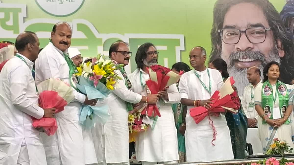 CM HEMANT SOREN JMM PRESIDENT