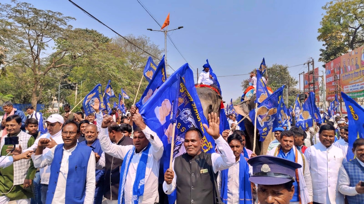 बिहार में मायावती की बसपा पार्टी के कार्यकर्ता