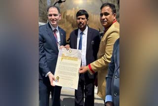 New York City honours "father of Indian democracy"