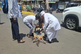 SAGAR MLA HELP FAINTED WOMAN