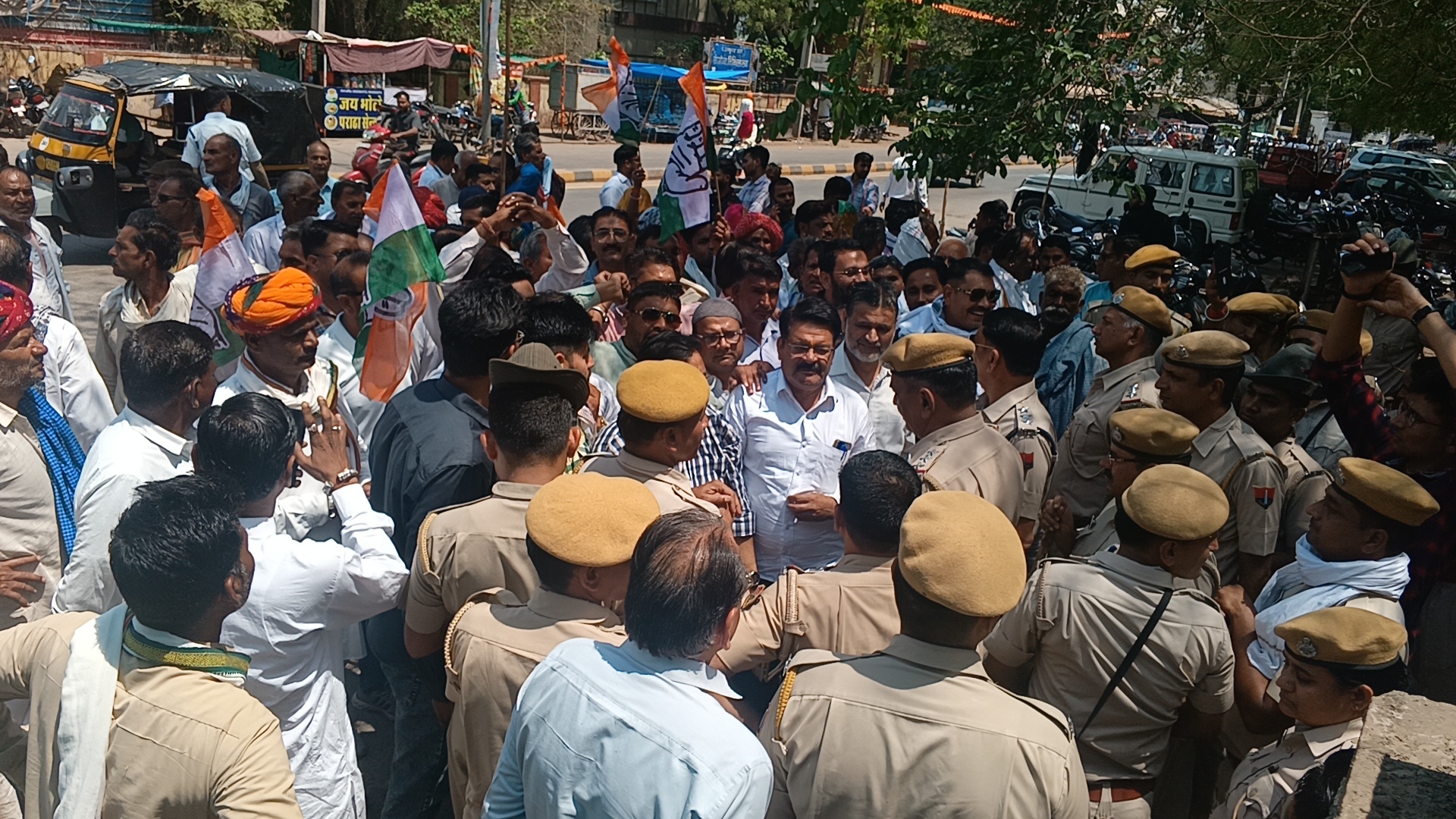 Congress Bundi Protest