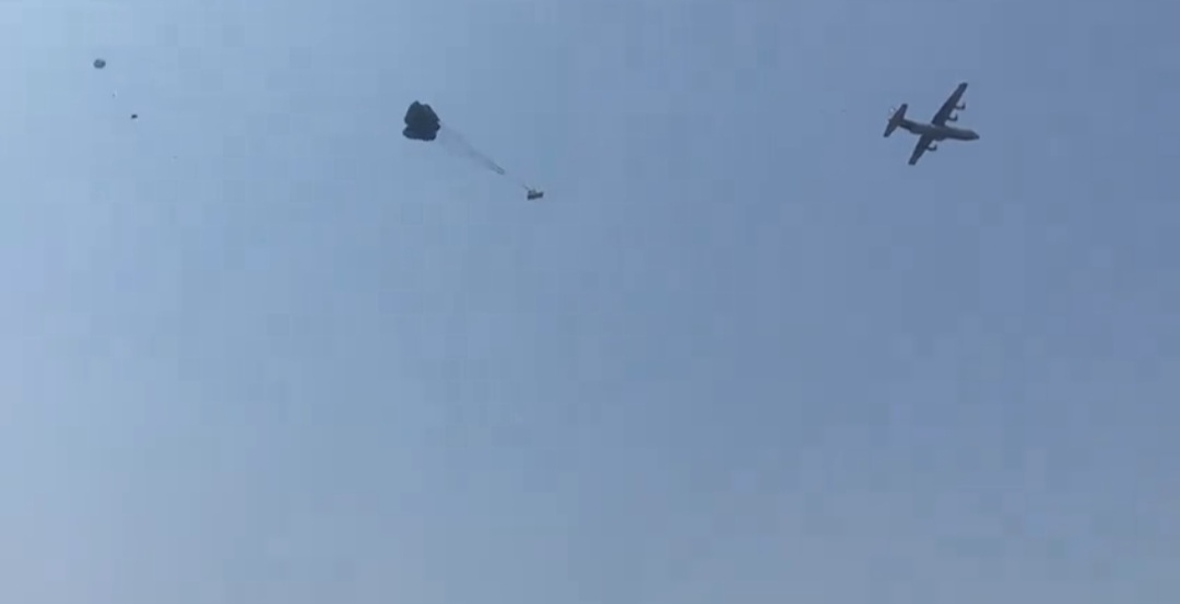 IAF SUCCESSFULLY AIRDROPS  BHISHM IN AGRA  SUCCESSFULLY TESTED  INDIAN AIR FORCE