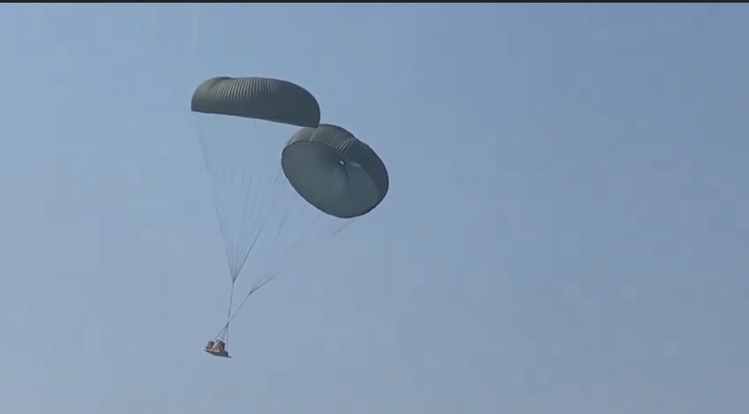 IAF SUCCESSFULLY AIRDROPS  BHISHM IN AGRA  SUCCESSFULLY TESTED  INDIAN AIR FORCE