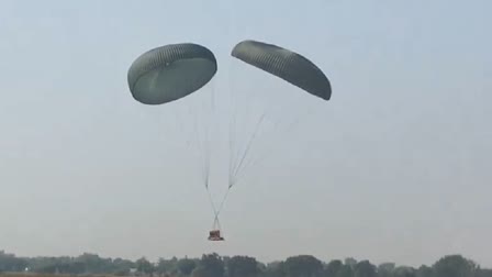 IAF Successfully AirDrops Portable Hospital BHISHM in Agra