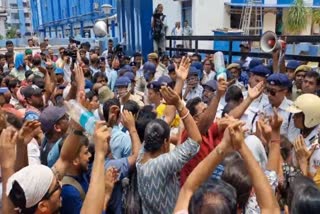 jobless teachers protest