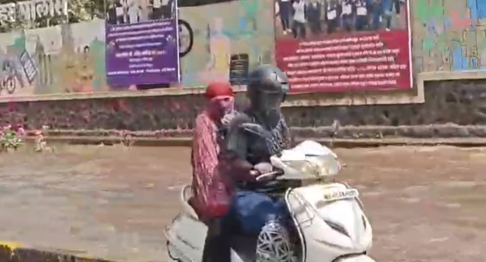 Drainage Water On Road In Nashik