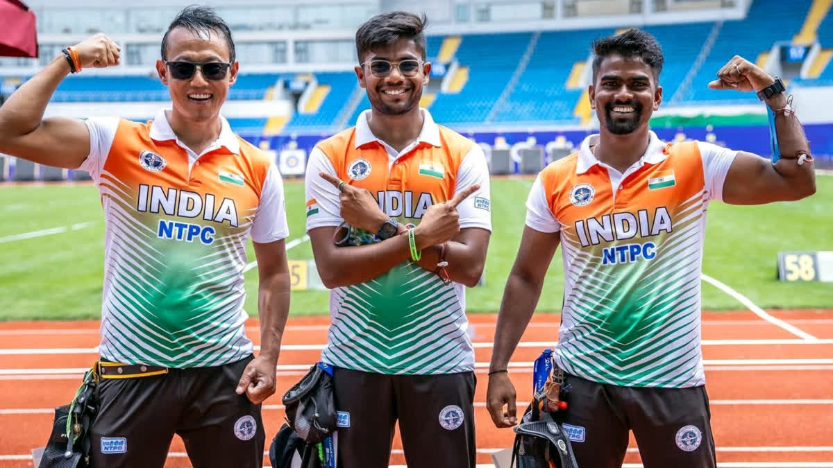 The trio of Tarundeep Rai, Dhiraj Bommadevara and Pravin Jadhav of Indian men's archery team secured the place in the 24-team elimination round as the top seed in the Final Olympic Qualifier at Antalya Turkey on Saturday.