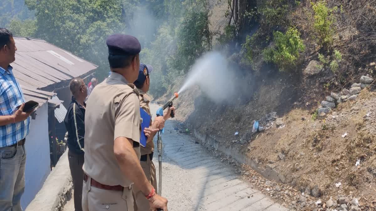 Forest Fire in Mussoorie