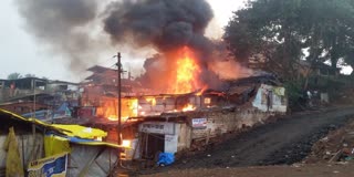 Big Fire In Sangameshwar Market