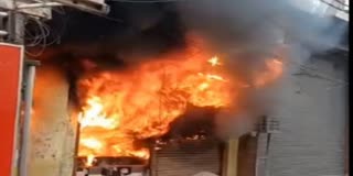 FIRE BROKE OUT IN SHOP IN GWALIOR