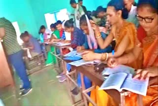 Mass copying  buxar ignou exam  Mass copying by students in exam