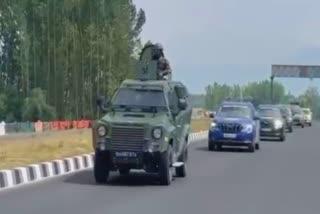 Indian Navy Car Rally in Srinagar