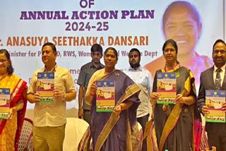 Minister Seethakka at Women Groups Meeting