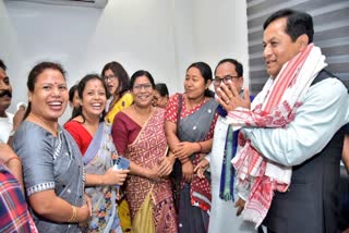 Sarbananda Sonowal at Vajpayee Bhawan