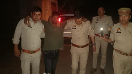 Police encounter with three criminals in Firozabad two injured