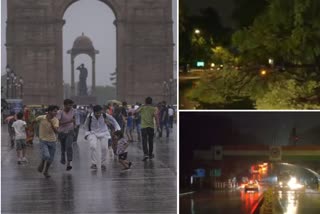दिल्ली में तेज हवाओं के साथ हुई बारिश