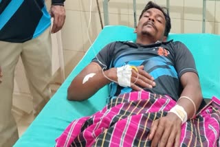 The young man who was attacked is receiving treatment in the hospital.