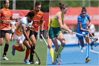 Indian hockey mens and womens team