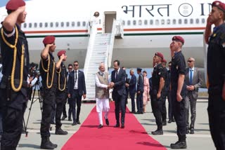 PM Narendra Modi Cyprus visit updates President Nikos Christodoulides welcomes at Larnaca Airport