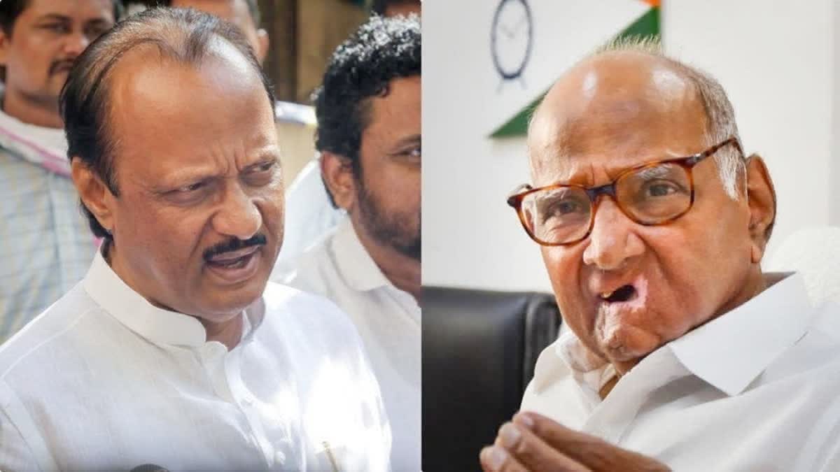 ajit-pawar-makes-maiden-visit-to-sharad-pawar-residence-after-revolt