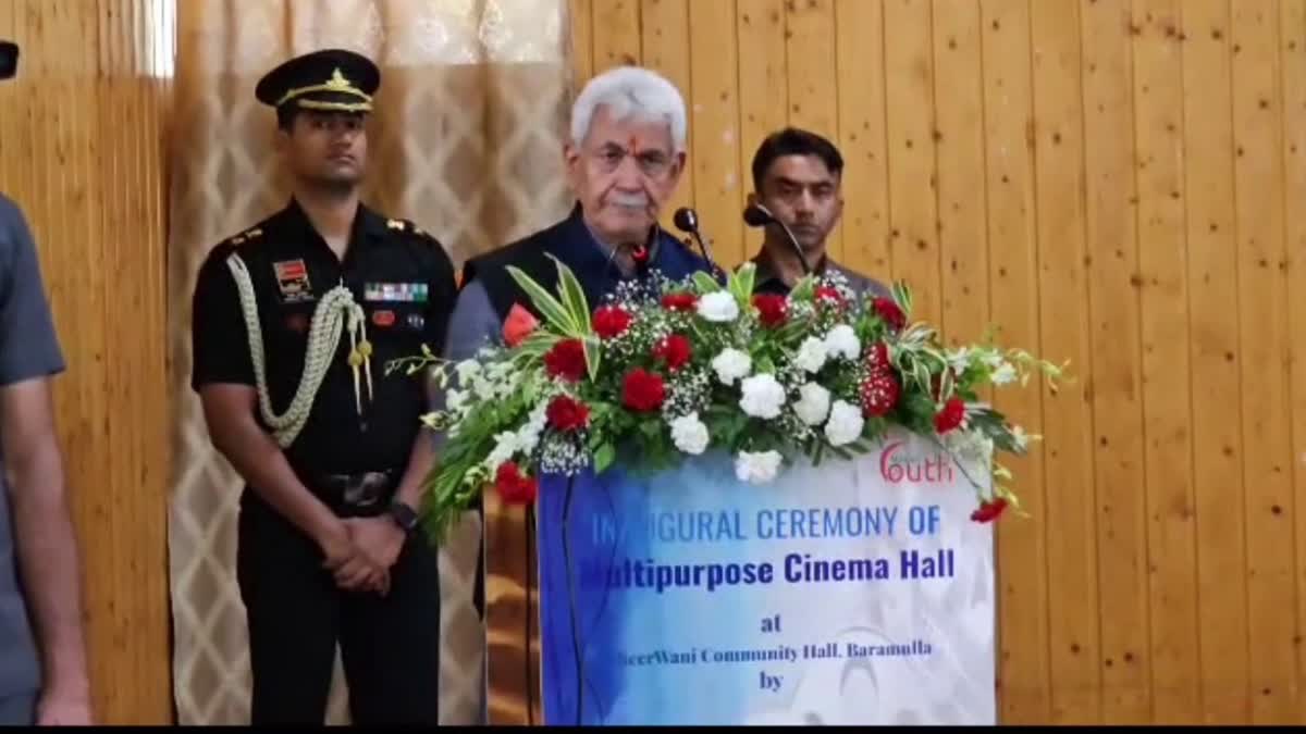 LG Manoj Sinha at Baramulla event