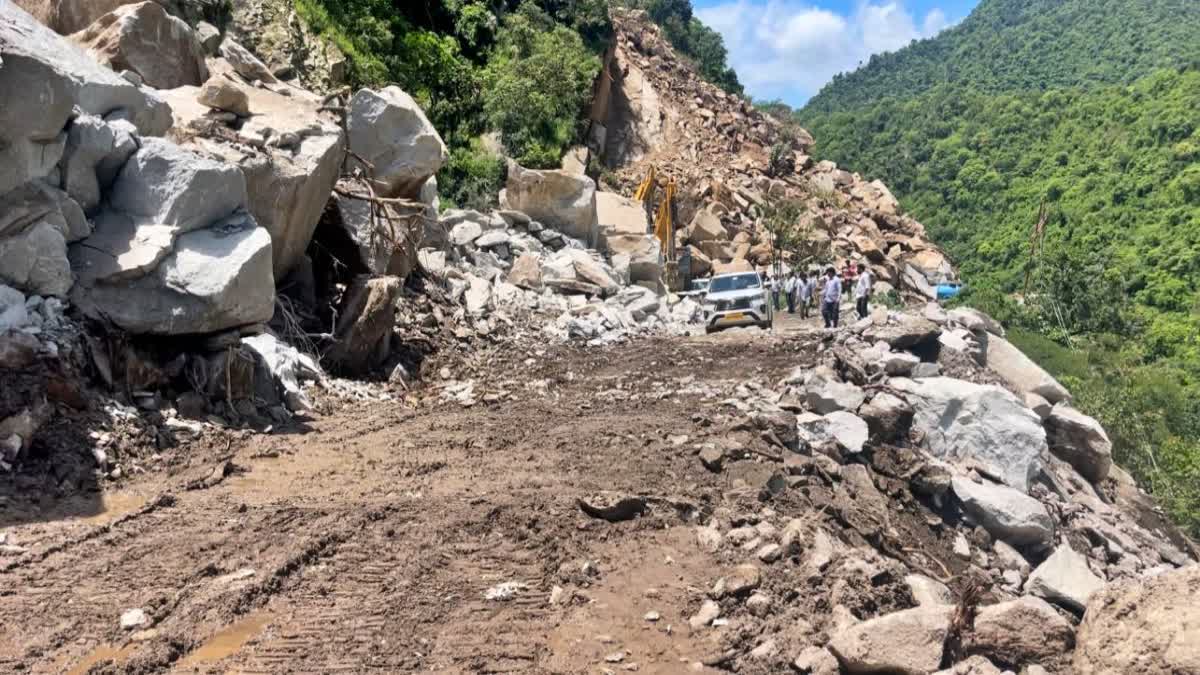 Chandigarh manali national highway jam