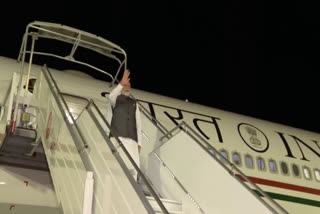 PM MODI EMPLANES FOR UAE AFTER CONCLUDING TWO DAY FRANCE VISIT
