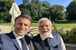 French President Shares Selfie With Pm Modi