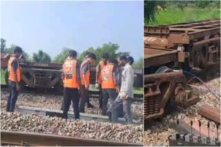 Two Coaches of Goods Train Derailed
