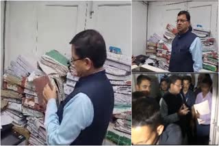 CM Dhami reached collectorate record room