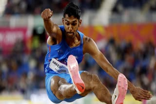 asian athletics championship  asian athletics championship 2023  Murali Sreeshankar  M Sreeshankar silver asian athletics championship  M Sreeshankar  M Sreeshankar qualifies for paris Olympics  ഏഷ്യന്‍ അത്‌ലറ്റിക്‌സ് ചാമ്പ്യന്‍ഷിപ്പ്  എം ശ്രീശങ്കര്‍  മുരളി ശ്രീശങ്കര്‍  ഏഷ്യന്‍ അത്‌ലറ്റിക്‌സ് ചാമ്പ്യന്‍ഷിപ്പ്  പാരീസ് ഒളിമ്പിക്‌സ്