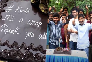 Vijay Deverakonda wraps up kushi shoot, kushi shoot wrap, samantha vijay kushi shoot wrap