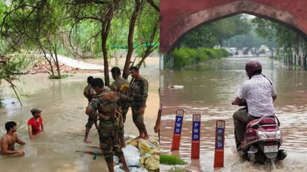 Delhi Floods: Jam gate of ITO barrage opened with the help of army engineers, water level of Yamuna is decreasing