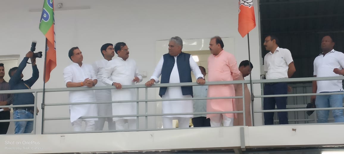 Bhupendra Yadav and Ashwini Vaishnav reached Bhopal