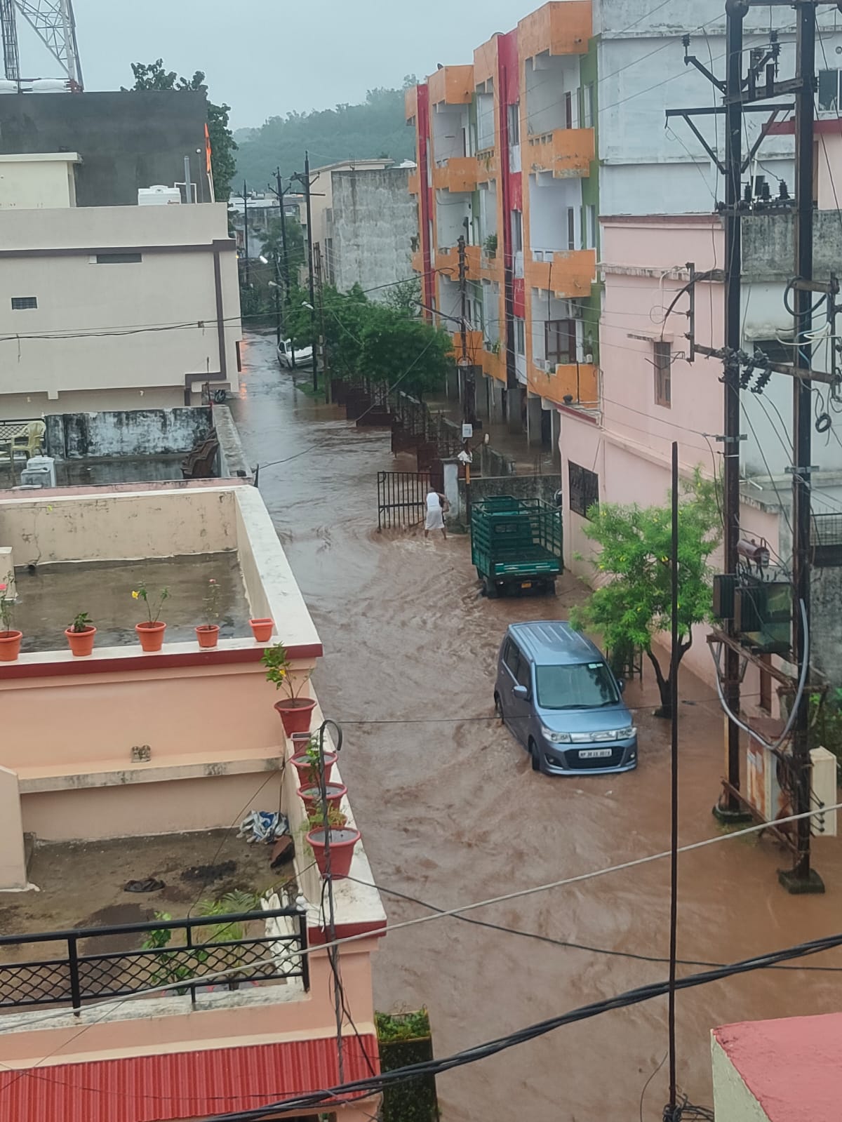 heavy rain sagar city