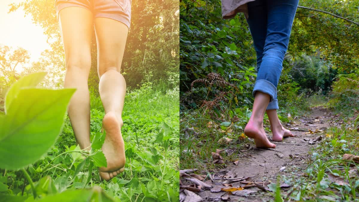 BENEFITS OF WALKING BAREFOOT