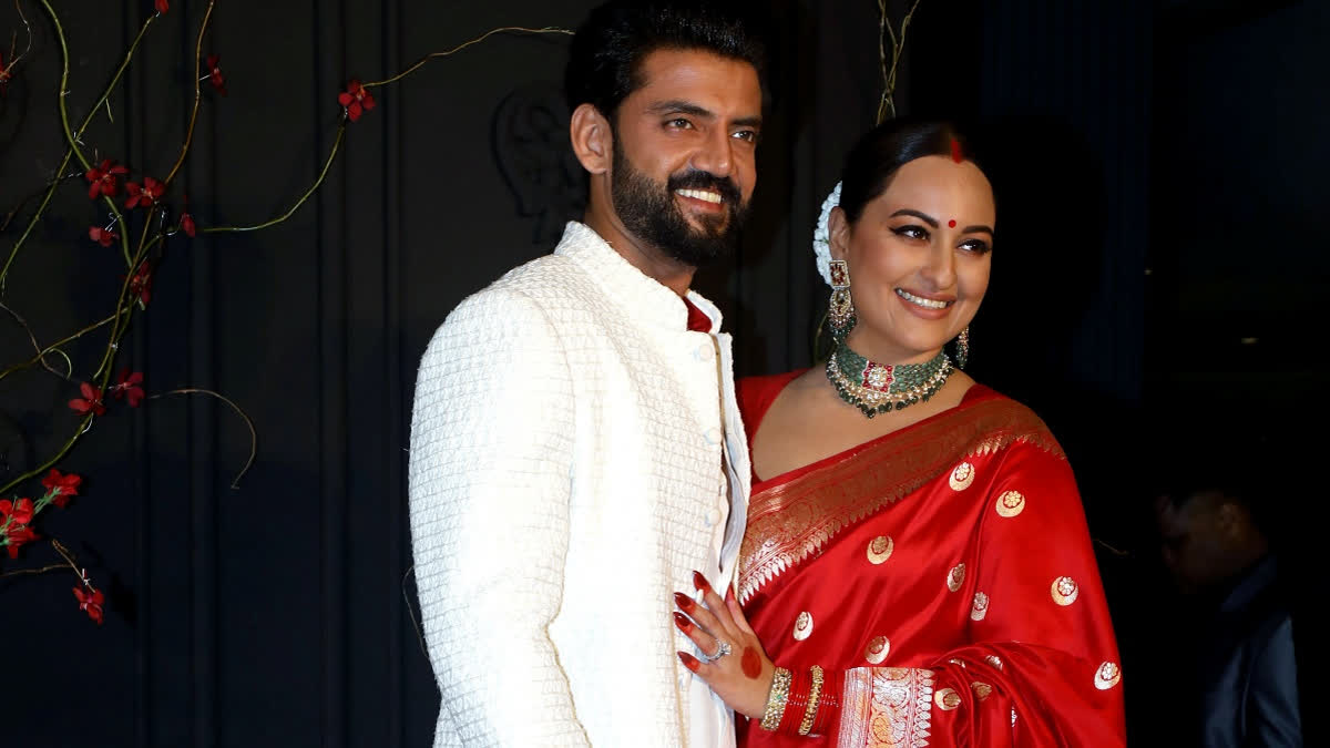 Sonakshi Sinha with hubby Zaheer Iqbal