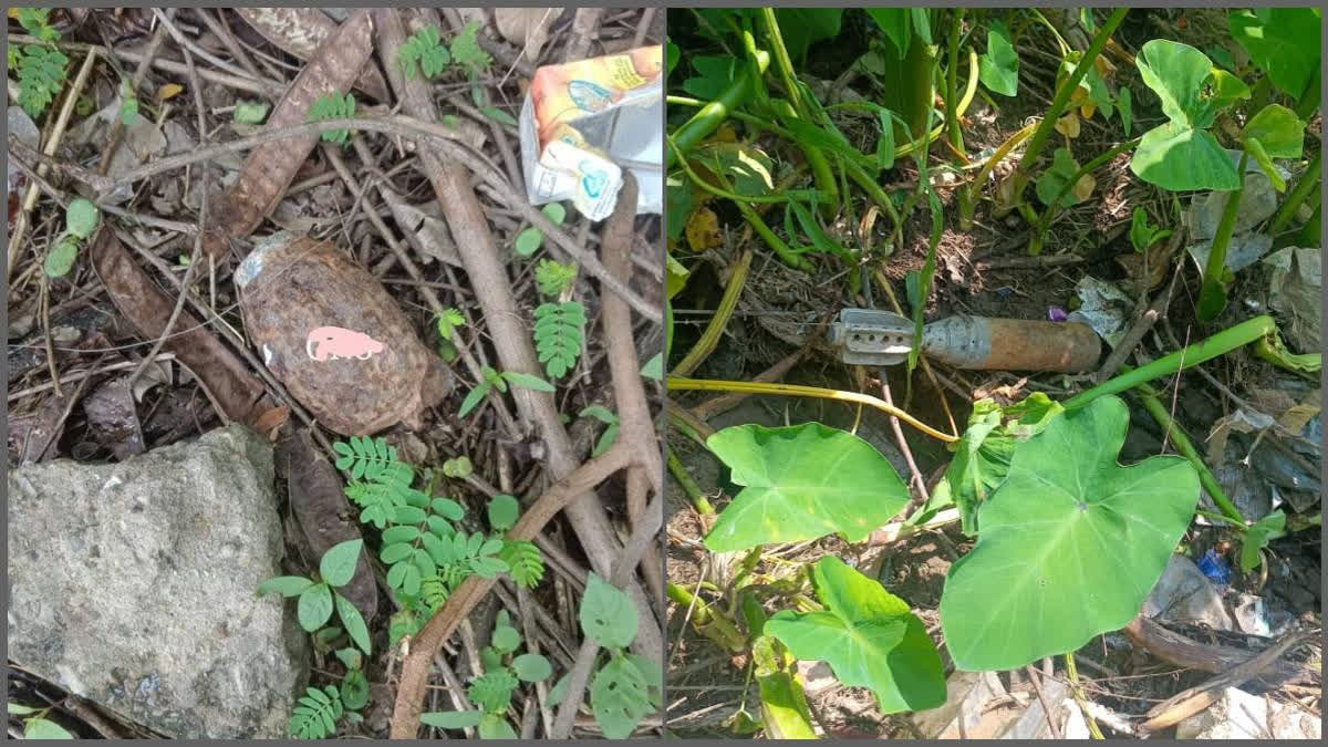 Security forces on Monday found a rusted mortar shell and a grenade in two different locations in the Jammu region, which were defused timely by the Bomb Disposal Squad (BDS).