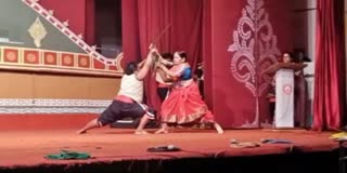 Meenakshi Amma Martial Arts Performance