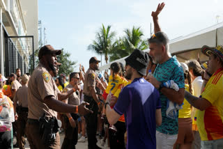 Defending champions Argentina square off against Colombia, who are coming into the game with 28-game winning streak, in the Copa America 2024 final at the Hard Rock Stadium in Miami. The start of the match was delayed by 45 minutes due to chaos caused by some fans at the gates.