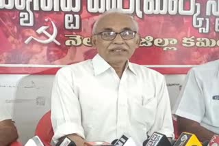 CPM_Leader_BV_Raghavulu_on_Irrigation_Projects