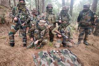 J&k akhnoor security forces search operation suspected armed person in area