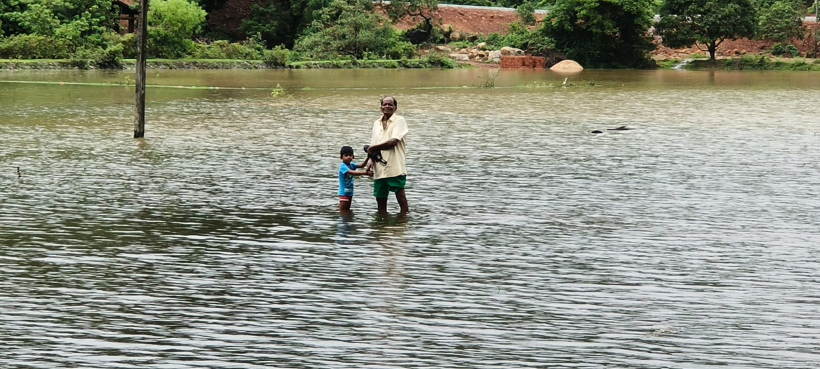 Heavy rain in Karwar